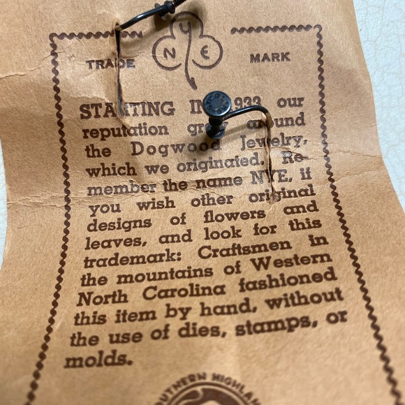 Vintage Sterling silver Copper Earrings and ring - Picture 3 of 4